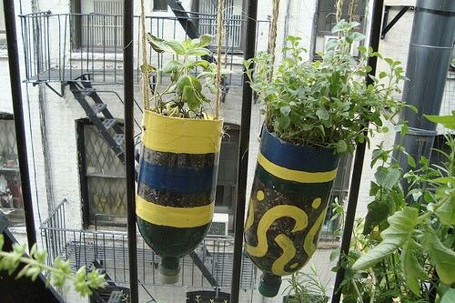 Hergebruik hanging garden